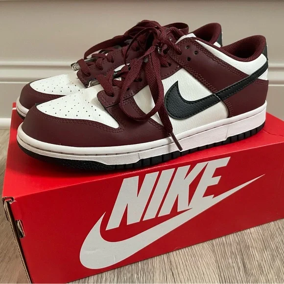 Nike Dunk Low GS | Dark Team Red and Black | Size 7 Youth - Picture 10 of 16